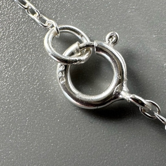 Sterling Silver Black CZ Devil Heart Necklace - Edgy Romance - Picture 8 of 11